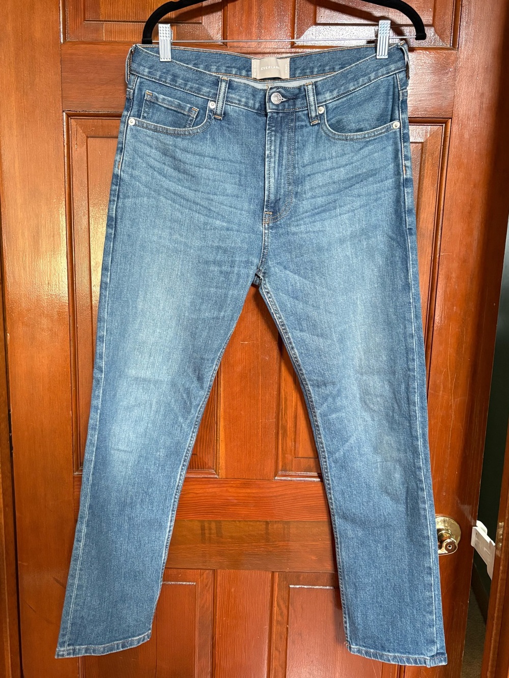 Straight leg jeans